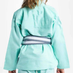 Conjunto de Uniforme de Lucha Libre Verde Menta para Adultos, Kimono de Entrenamiento Ligero de Mezcla de Algodón Elástico para Unisex - Product Image 6
