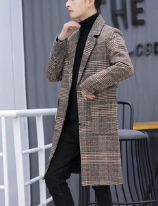 Men's Brown Belted Leather Coat Double Breasted Zip Jacket With Multiple Pockets & Adjustable Straps - Product Image 2