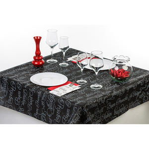 Rollo de Mantel Negro Buen Print de 1.20x50m, Novotex TNT, B2B - Product Image 1