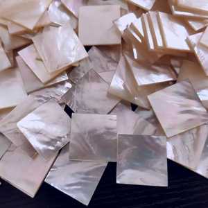 Mejor precio Paua Shell cuadrado en forma de hojas de nácar pulidas diseño de Cruz decoración ecológica para el hogar - Product Image 5