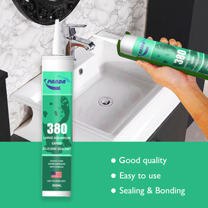 Sealant asetat dalam ruangan <span class=keywords><strong>Sikaflex</strong></span> Sealant cepat kering lem silikon transparan kuat keasaman tahan air akuarium lem kaca - Product Image 2