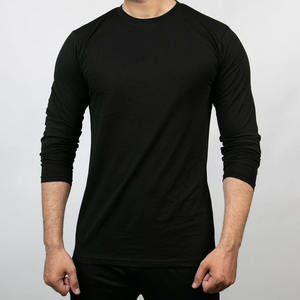 Camisa personalizada de alta calidad para hombre, manga larga, 100% algodón, sublimación impresa personalizada, 100% poliéster, deporte, gimnasio, secado rápido - Product Image 2