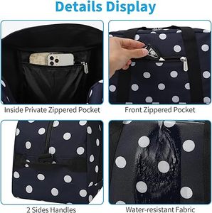Sac de sport unisexe pour voyage et gym, grande capacité, sac de transport pour la remise en forme avec plusieurs poches et sangle - Product Image 3