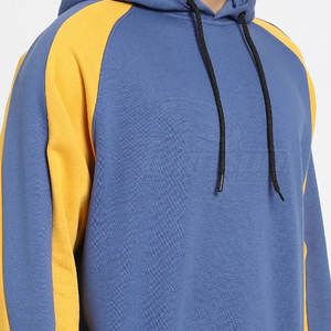 Men's Eco-friendly Quick Dry Cotton Blend Pullover Winter Hoodie Custom Design Solid Pattern Hooded Collar <b>Thick</b> <b>Fleece</b> Best - Product Image 5