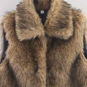 M-5XL เสื้อโค้ทขนสัตว์เทียมมีฮู้ดสำหรับผู้หญิง, เสื้อโค้ทขนสัตว์อบอุ่นปรับแต่งได้เป็นมิตรกับสิ่งแวดล้อมผ้ากำมะหยี่ขนยาวสำหรับฤดูใบไม้ร่วง/ฤดูหนาว - Product Image 4