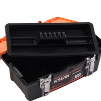 Boîte à outils en plastique de haute qualité KSEIBI avec serrure en acier, ensemble de 3 pièces, boîte de rangement pliable épaissie, OEM ODM personnalisable, plus résistante