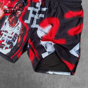 Pantalones Cortos Mash con Logotipo Personalizado, Novedad 2024, Antiencogimiento, Precio al por Mayor, OEM, Estampado por Sublimación, Estilo Hip Hop - Product Image 5