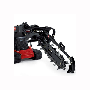 Trancheuse de tracteur entraînée par prise de force pour l'installation de tuyaux de câble de champ agricole cadre durable avec profondeur de creusement réglable - Product Image 3