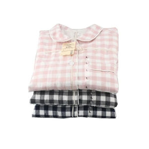 Ropa de dormir 100% conjunto de pijamas de seda pura invierno mujer Pijamas de seda con pijamas de algodón de alta calidad ropa de dormir - Product Image 6