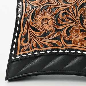 Cowboy Handcrafted Leather <b>Sling</b> <b>Bag</b> With Tooled Design at Wholesale Price Cowhide Hair on Leather <b>Bag</b> Fur <b>Sling</b> <b>Bag</b> - Product Image 6