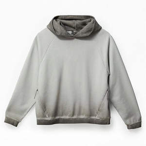 Nouvelle arrivée hiver 2025, sweat à capuche uni avec poche, style streetwear, délavage acide, vert vintage, polaire 350 g/m², unisexe, écologique - Product Image 6