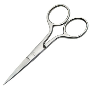 Ciseaux à moustache de cheveux de qualité supérieure Ciseaux de salon de beauté Ciseaux de coupe de cheveux à barbe en acier inoxydable pour les utilisations à la maison et en salon - Product Image 4