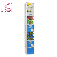 Système de paiement de pièces et de jetons de distributeur automatique de capsules de jouets mécaniques en acier et en métal à trois couches