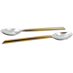 Cuchara de metal hecha a mano al por mayor para bodas hotel restaurante con logotipo personalizado de la India - Product Image 2