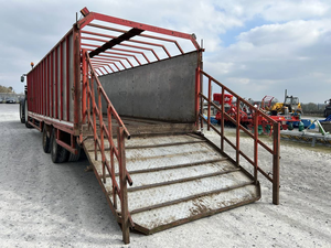 Fast Delivery USED 24ft Cattle <b>Trailer</b> Heavy Duty Dump <b>Trailer</b> Bigtex Hydraulic Tilt Farm <b>Trailer</b> Buy Premium Quality sheep - Product Image 5