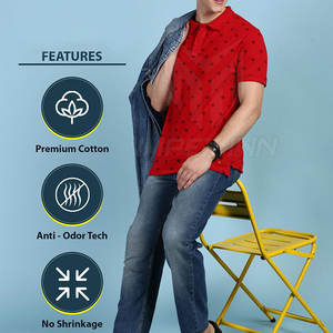 Polo de Textura Suave y Transpirable con Acabado Limpio y Corte Holgado para Uso Casual, Polo Clásico - Product Image 5