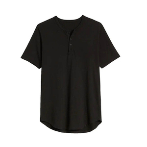 เสื้อยืดสีดำโอเวอร์ไซส์สำหรับผู้ชายเสื้อยืดแบบเรียบสำหรับผู้ชายเสื้อยืดแบบสั่งทำ - Product Image 6