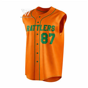 Vente en gros HBCU Florida A & M University FAMU Collegiate Apparel Prêt à expédier Maillot de baseball sans manches brodé Gilet de softball - Product Image 1