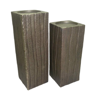 เชิงเทียนชุบนิกเกิลเชิงเทียนตกแต่งที่ไม่เหมือนใครสำหรับใช้ในบ้านร้านอาหารและโรงแรม - Product Image 5