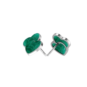 Boucles d'oreilles pendantes en argent sterling 925 de qualité supérieure, perle d'eau de mer, forme double cœur, sertissage en bezel, tendance, mariage, fête, pour cadeau - Product Image 1
