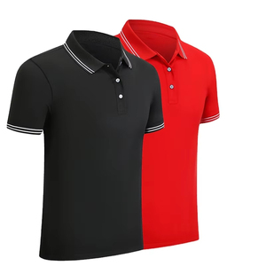 Polo de Golf para Hombre, Camisa Básica de Manga Corta con Solapa para Vacaciones, Informal, Liso, Secado Rápido, Ajustada, Verano, Logotipo Personalizado - Product Image 3
