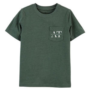 T-shirt en coton de haute qualité pour enfants garçons Logo personnalisé décontracté col rond style tie-dye manches courtes approvisionnement en gros - Product Image 1