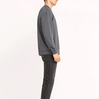 Sweater Pria Musim Dingin Polos 100% Katun Hoodie Fashion Kustom Berlapis Bernapas 410g Laris Manis Kualitas Terbaik