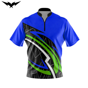 Diseña Tu Propia Camisa de Boliche Sublimada con Cierre, Estampado Vintage, Transpirable, de Secado Rápido, con Bordado 3D - Product Image 5