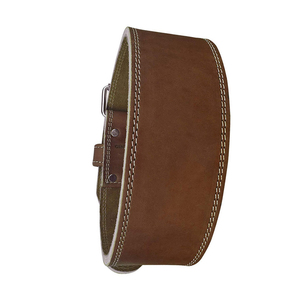 Selling Protect Body Gym Fitness Waist Brown Color <b>Back</b> <b>Support</b> Belt Power Weightlifting Leather Belt - Product Image 3
