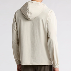 เสื้อฮู้ดกันลมแบบลำลองสำหรับผู้ชายเสื้อมีฮู้ดแบบมีซิปสามกระเป๋าดีไซน์ลายตัวอักษรทรงหลวมฉลากตามสั่งสำหรับฤดูใบไม้ร่วง - Product Image 5