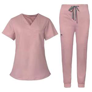 Uniformes de gommage médicaux femmes gommage infirmière uniforme haut pour hôpital OEM Service gommage infirmière - Product Image 6