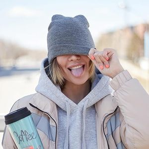 2025 New Design Wool/Cotton Breathable <b>Waterproof</b> Jacquard Hand Knitted Unisex Adult <b>Beanie</b> Hats OEM Service Wholesale Custom - Product Image 6