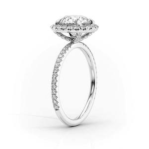 Bague en diamant blanc de laboratoire moderne la plus vendue avec des pierres certifiées Design élégant pour les occasions spéciales disponibles à la vente - Product Image 4