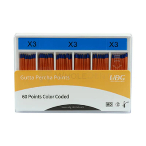 Puntas de Gutapercha UDG 60, Codificadas por Color, Tamaño X5, Material de Relleno Dental - Product Image 5