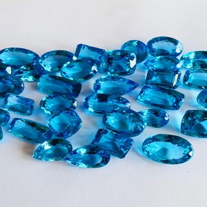 AAA พลอยบราซิลเลี่ยนให้ความร้อนด้วยบุษราคัมสีฟ้าจากสวิสสำหรับทำเครื่องประดับได้รับการรับรองว่ามีจำนวนจำกัด - Product Image 1
