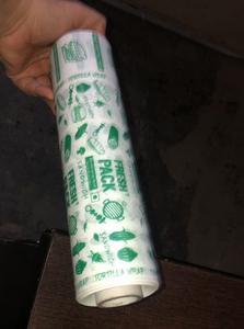 Hot Selling Food <b>Wrapping</b> <b>Paper</b> with Custom Printed Logo Design Grease Proof Food <b>Wrapping</b> <b>Papers</b> for Food Items Packaging - Product Image 5