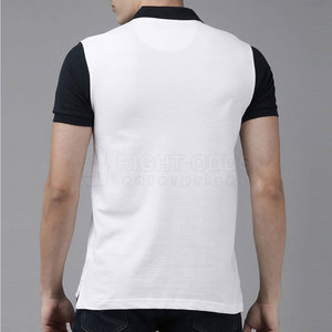 T-shirts polo OEM pour hommes avec impression personnalisée avec votre propre logo Méthode d'impression numérique en fibre de coton/bambou surdimensionnée - Product Image 6