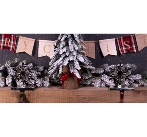 Soporte moderno y elegante para medias navideñas de Metal para chimenea, estante organizador decorativo festivo para vacaciones - Product Image 6