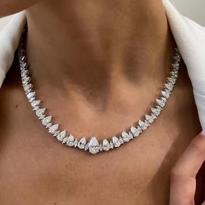 Collier de créateur en gros Chaîne Hiphop avec diamant Collier de haute qualité à la mode en gros d'usine Collier de cadeau de bijoux Côté Hip Hop - Product Image 2