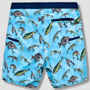 Wholesale Men's Beach Shorts Custom Fishing Shorts 4 Way Stretch Sublimated Men's Beach <b>Swim</b> <b>Board</b> Surfing Shorts - Product Image 3