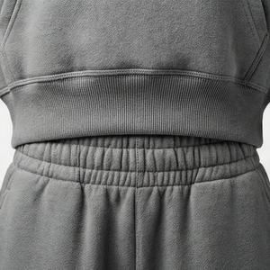 ชุดวอร์มผู้หญิงไซส์ใหญ่แบบมีฮู้ดสไตล์วินเทจ ราคาขายส่ง ชุดออกกำลังกายสวมใส่สบาย เหมาะสำหรับเล่นกีฬา ฟิตเนส และยิม - Product Image 5