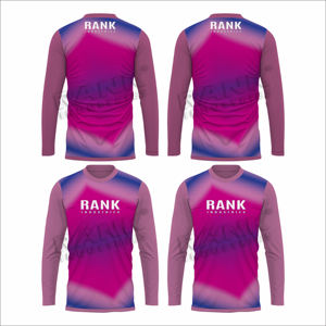 T-shirt à manches longues imprimé pour hommes T-shirt à manches longues en coton doux et décontracté Design élégant pour hommes T-shirt à manches longues imprimé - Product Image 5