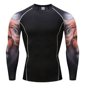Concevez votre propre style hommes Rash Guard imprimé Logo protéger le corps Rash Guard respirant grande taille Rash Guard - Product Image 4