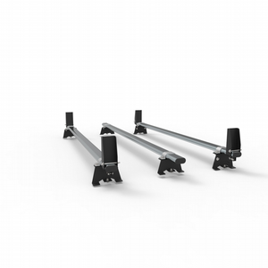 Sistema de Barras de Techo para <span class=keywords><strong>Toyota</strong></span> Proace - Modelo 2016 en Adelante - 3 Barras con Topes de Carga / Compatible con Todas las Longitudes de Furgoneta - Product Image 2