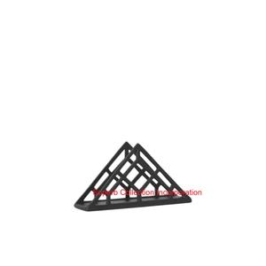 Modern Rose Gold Metal <b>Napkin</b> Holder Stylish Triangular Tabletop Tissue <b>Dispenser</b> Stand For Dining Table Restaurant Decor - Product Image 6