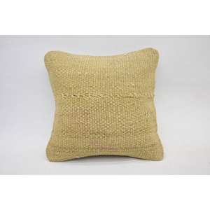 Beige 12x12 pulgadas lana Kantha Patchwork almohada tejida Floral Vintage bordado cuadrado estampado a cuadros para decoración del hogar suelo de Navidad - Product Image 1