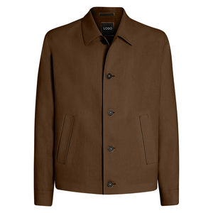 Chaqueta de entrenador para hombre, prendas de vestir exteriores informales para uso diario, ropa de calle deportiva, diseño ligero con botones, moda de manga larga - Product Image 1