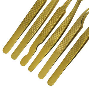 Prix de gros, pinces à épiler en acier inoxydable de haute qualité, ensembles de pinces à épiler, prise parfaite, pointes droites et courbes, options personnalisables - Product Image 6