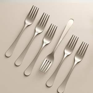 Juego de tenedores de cubiertos de acero inoxidable, proveedor mayorista, 100%, grado alimenticio, no tóxico, antioxidante, apto para lavavajillas, regalo perfecto - Product Image 1