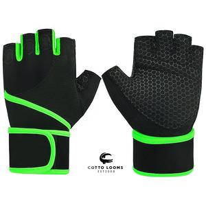 Guantes de levantamiento de pesas de cuero OEM Ropa deportiva de entrenamiento personalizada Premium Fabricante de confianza de fábrica ODM - Product Image 1